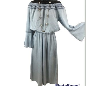 Walter Baker Milan denim blue jumpsuit M NWT